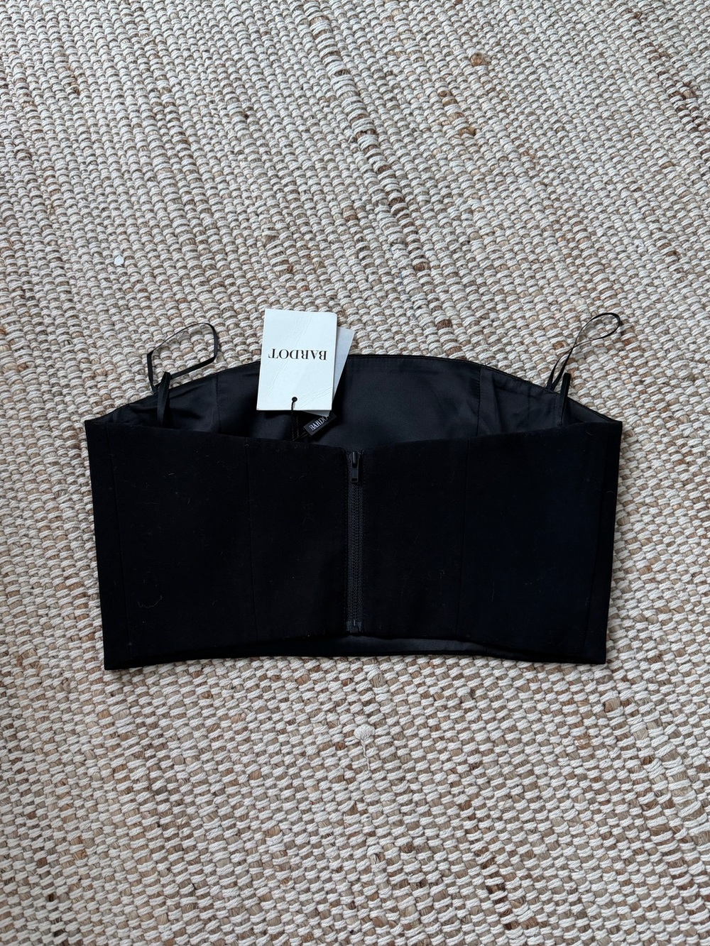 Bardot x Revolve Francesco Bustier Size 4 NWT in Black - Picture 4 of 5